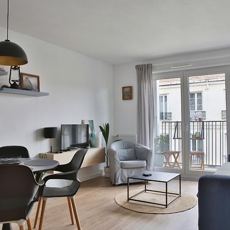 "Starry In So" 47M2, Lits Jumeaux, Parking Gratuit, Rue Calme Et Arboree, Metro 10 Min, Stade De France 24Min A Pied Saint-Ouen  Eksteriør billede