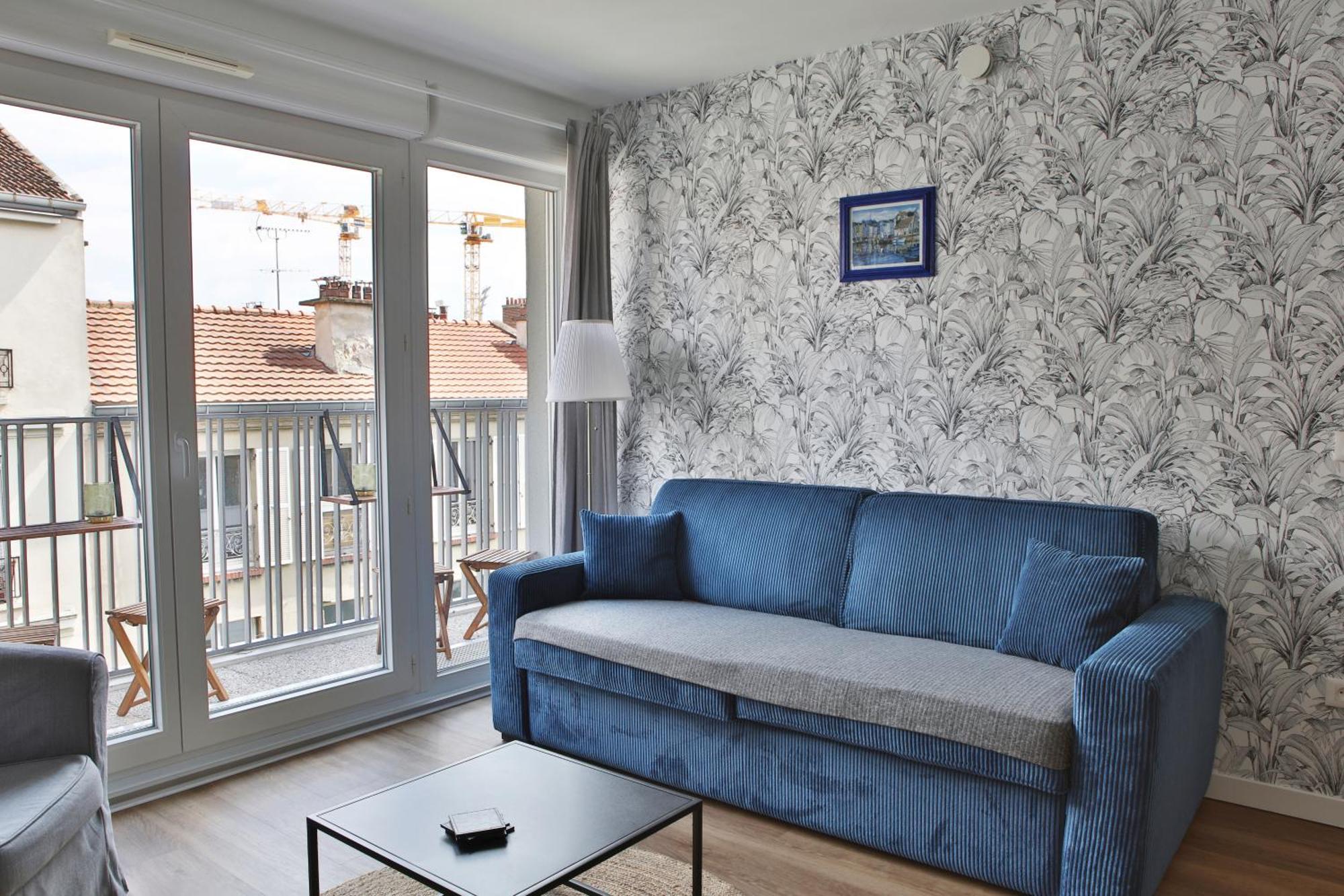 "Starry In So" 47M2, Lits Jumeaux, Parking Gratuit, Rue Calme Et Arboree, Metro 10 Min, Stade De France 24Min A Pied Saint-Ouen  Eksteriør billede